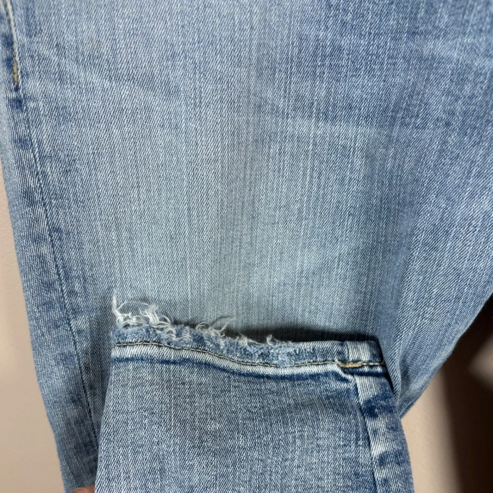 Silver Jeans Izzy Ankle Skinny Distressed Floral Embroidered Jeans Women W30 L27